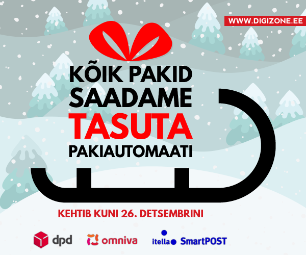 Pühade ajal tasuta tarne pakiautomaati