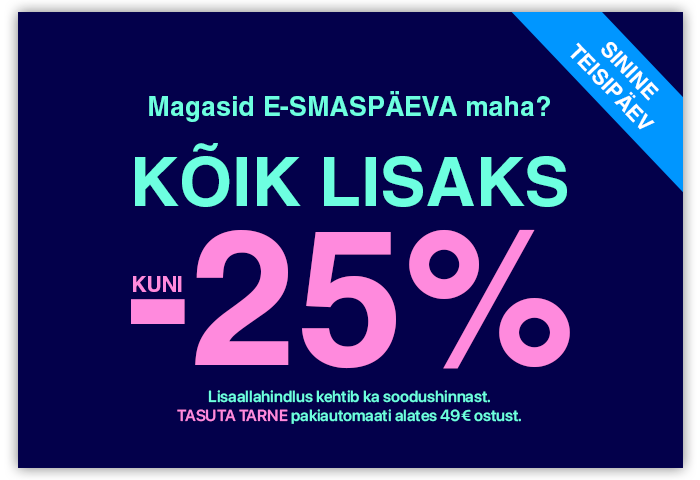 Magasid E-smaspäev soodustused maha? Algas Sinise Teisipäeva soodusmüük!