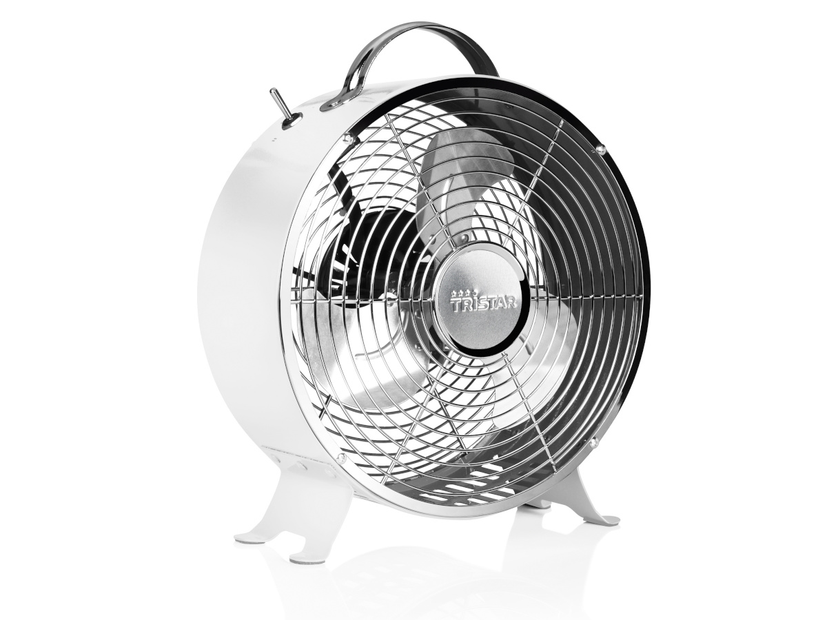 Tristar ventilaator VE-5967 Desk Fan, 20W, valge/hõbedane