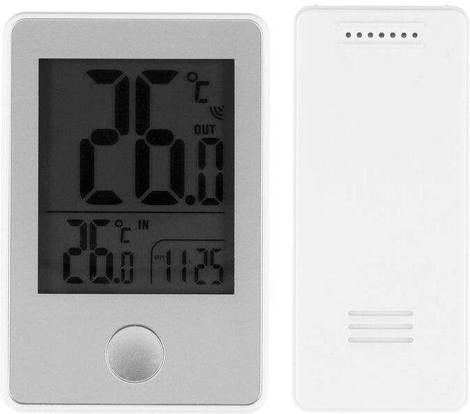 Tarmo digitaalne termomeeter 603940 Digital Thermometer, Wireless, Indoor/Ouutdoor Measurement, valge 