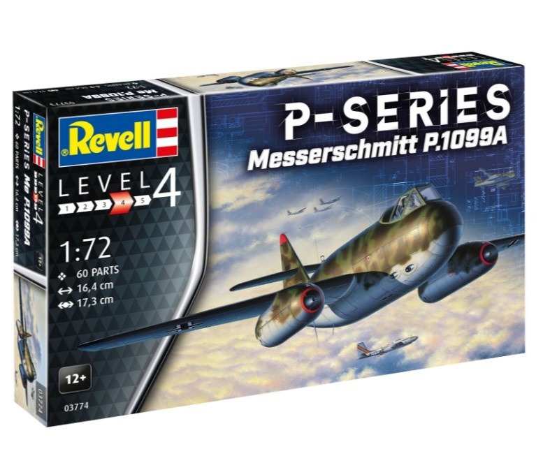 Revell Model plastikowy Samolot Messerschmitt P.1099A-P-SER 1/72