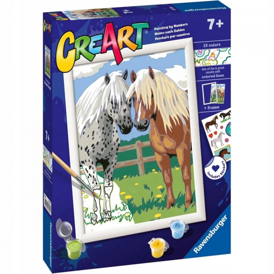 Ravensburger Polska CreArt coloring book for children Happy Horses