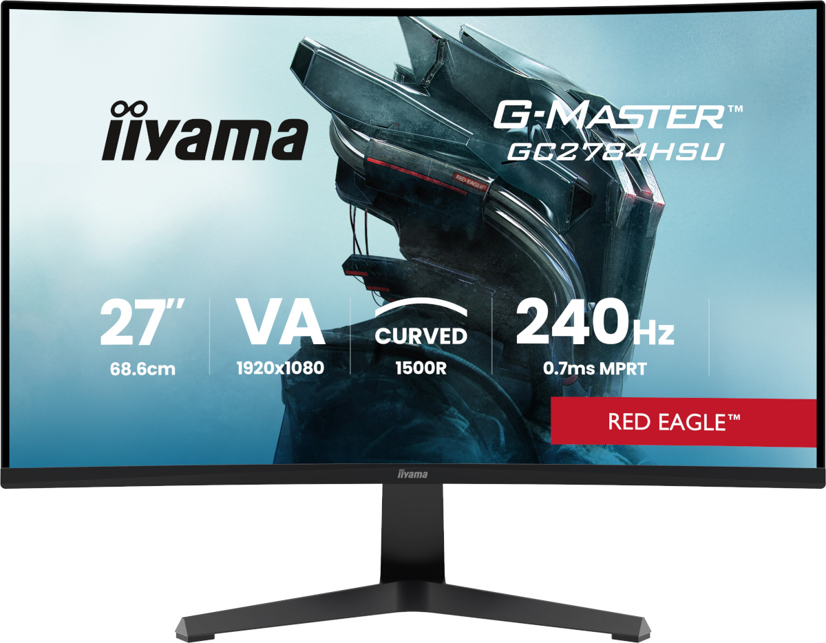 iiyama monitor 68.6cm (27") GC2784HSU-B1 16:9 2xHDMI+DP+2xUSB curv