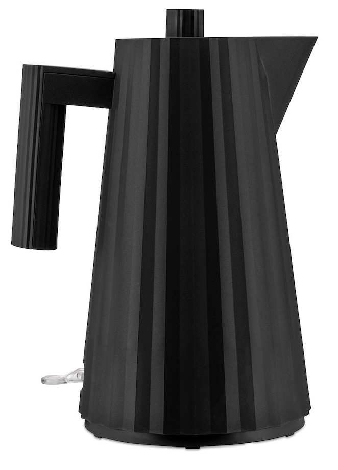 Alessi veekeetja MDL06B Plissé Water Kettle, 1,7 L, must