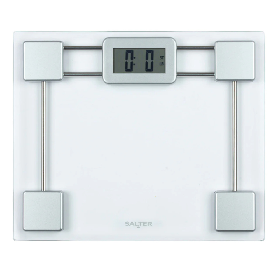 Salter vannitoakaal 9081 SV3RFTE Glass Electronic Bathroom Scale, läbipaistev