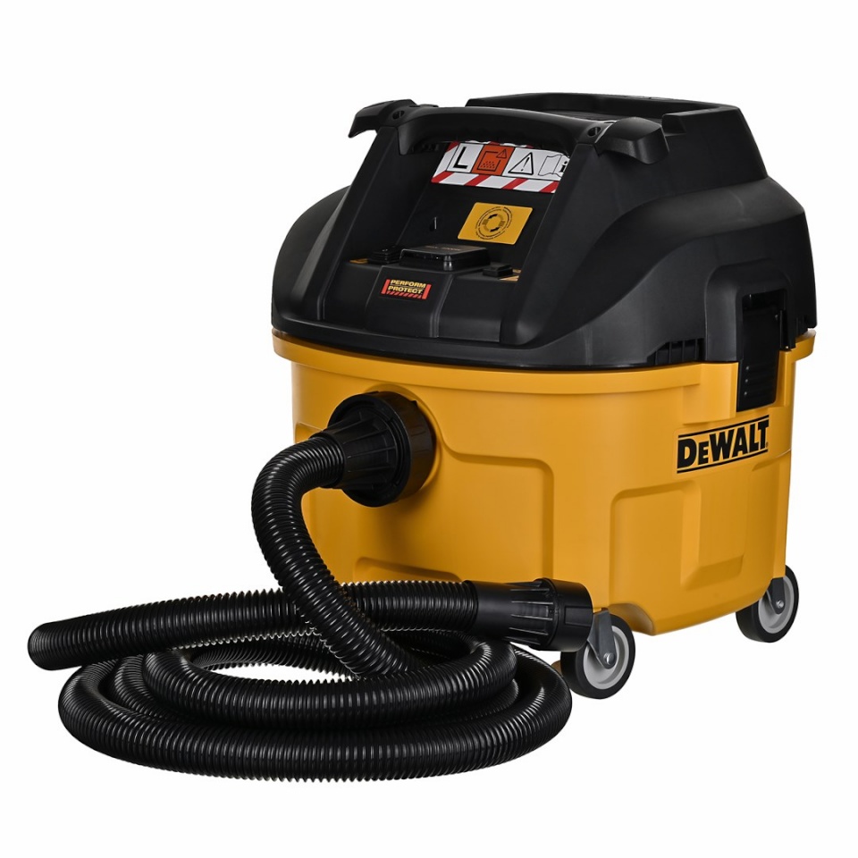 Dewalt tolmuimeja DWV901L dust extractor must, kollane 30 L 1400W