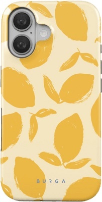 BURGA kaitsekest Hülle Tough MagSafe iPhone 16 Plus Lemon Tart