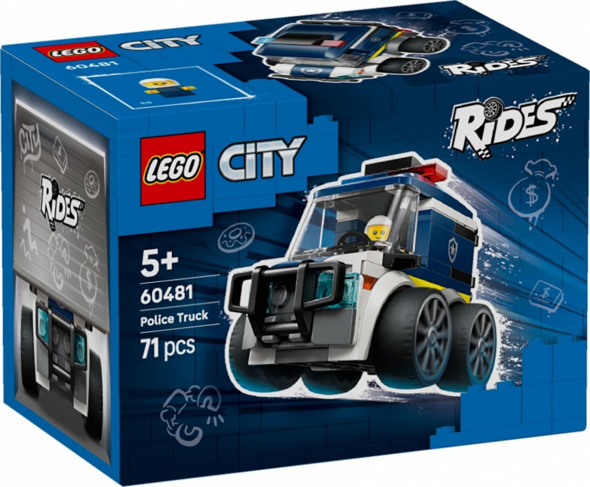 Lego klotsid Blocks City 60481 Rides - Police Truck