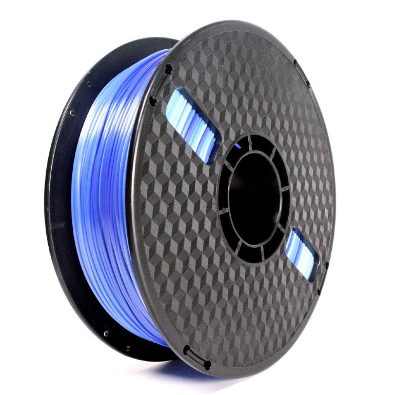 Flashforge Filament, PLA Silk Ice, 3DP-PLA-SK-01-ICE, 1.75 mm diameter, 1kg/spool, Ice sinine + Dark sinine
