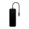 Baseus USB jagaja Hub 7in1 AcmeJoy, USB-C to 2xUSB 3.0, HDMI, USB 2.0, USB-C, SD/TF, tumehall
