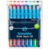 Schneider Biro pastapliiatsite komplekt Slider Basic XB Mitmevärviline 8 Tükid, osad
