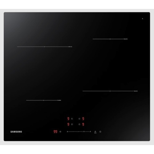 Samsung pliidiplaat NZ64T3707A1UR 4 x induktsioon, 60cm, must, lõigatud servadega