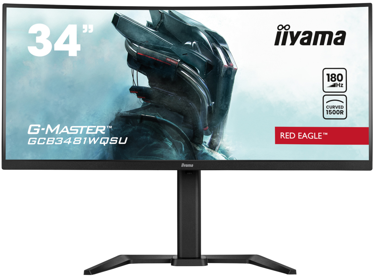 iiyama monitor 86.4cm (34") GCB3481WQSU-B1 21:9 2xHDMi+2DP+USB Curv