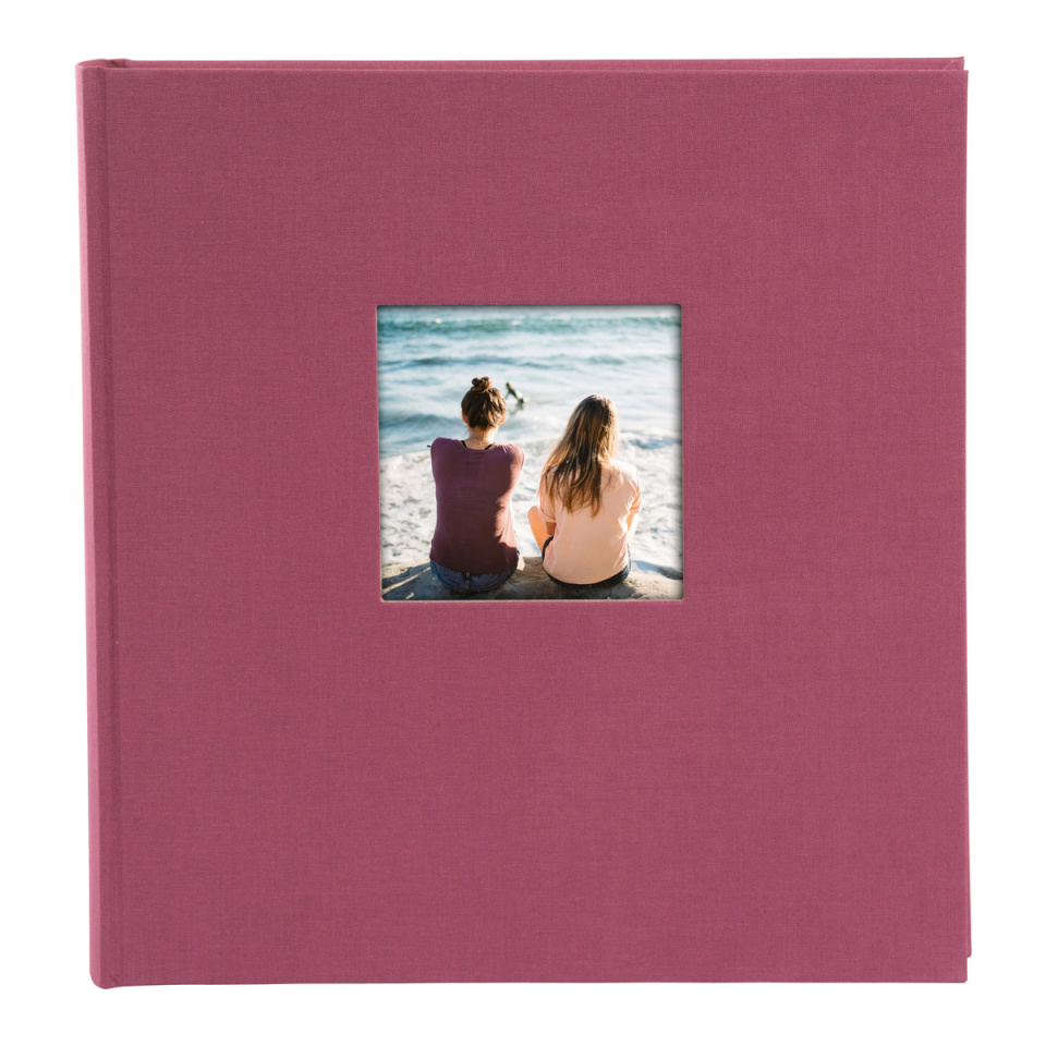 Goldbuch fotoalbum Bella Vista 30x31 cm, 100 valged leheküljed, fuksia, Book Album