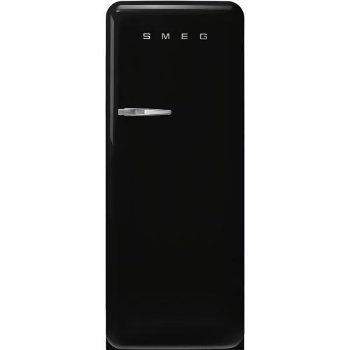 Smeg külmik FAB28RBL6 50-ndate stiil, 153cm, 244/26 l, 35dB, mehaaniline juhtimine, must
