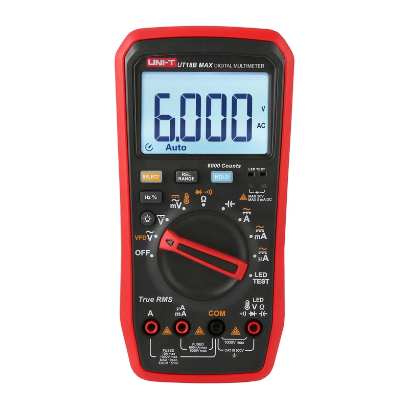 UNI-T True RMS UT18B MAX Digital Multimeter