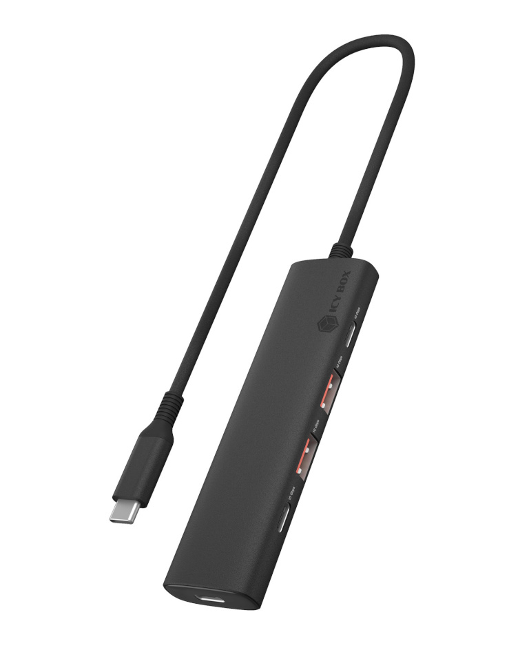 Raidsonic dokkimisalus | 4-Port USB 3.2 Gen 2 Hub with Power Delivery | IB-HUB1437-CPD