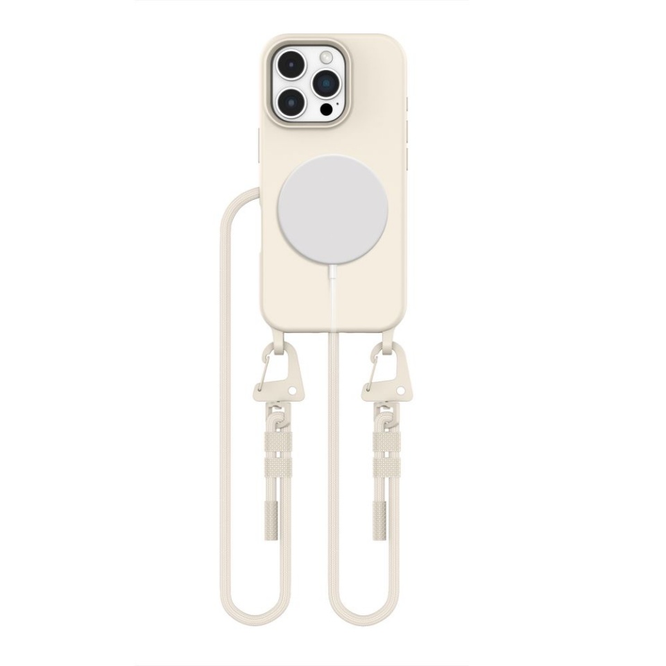 Tech-Protect MAGNECKLACE MagSafe iPhone 16 Pro Max COSMIC LATTE