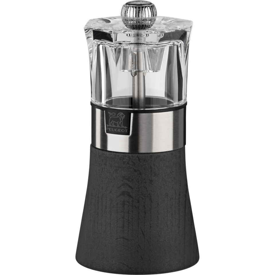 Peugeot soolaveski Oslo Salt Mill, Graphite Wood, 12cm, must