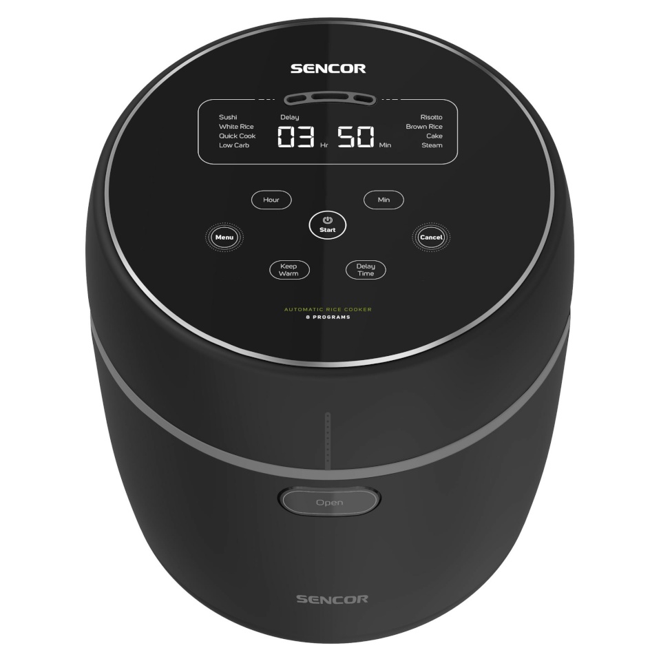 Sencor riisikeetja SRM0671BK Low Carb Rice Cooker, must