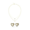 Naiste Kaelakee ja Kõrvarõngaste Komplekt Guess JUBS05076JWYGT-U kuldne