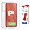 Displex kaitseklaas Samsung Galaxy S25 FE Real Screen Glass + Case By Transparent