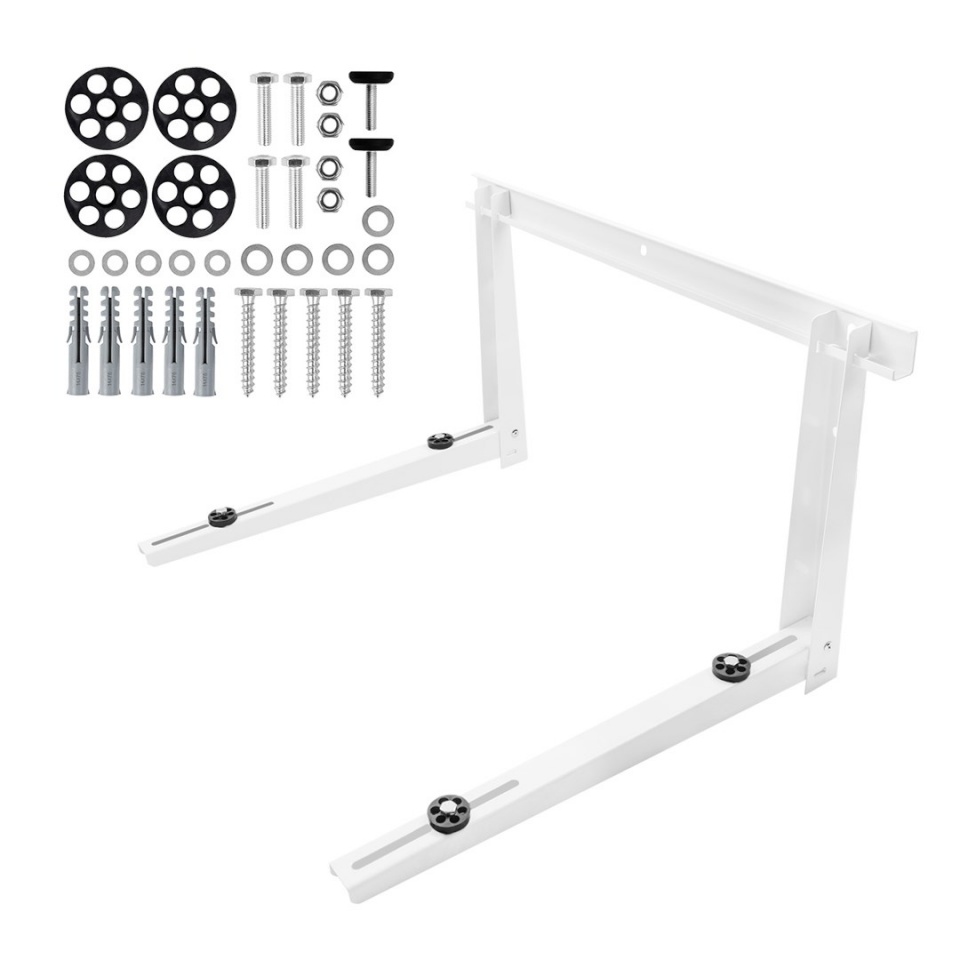 Maclean Bracket / Mount for konditsioneeri / Heat Pump, arm length 365x450 mm, galvanized steel, up to 150 kg, MC-143