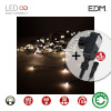 EDM LED Kardinavalgusti Icicle Easy-Connect 100W Soe valge (200x50cm)
