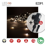 EDM LED Kardinavalgusti Icicle Easy-Connect 100W Soe valge (200x50cm)