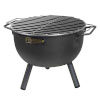 Imex El Zorro Barbeque-grill Laua Grill Süsimust must Ø 30x28cm