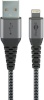 Goobay Lightning to USB-A Textile Cable with Metal Plugs