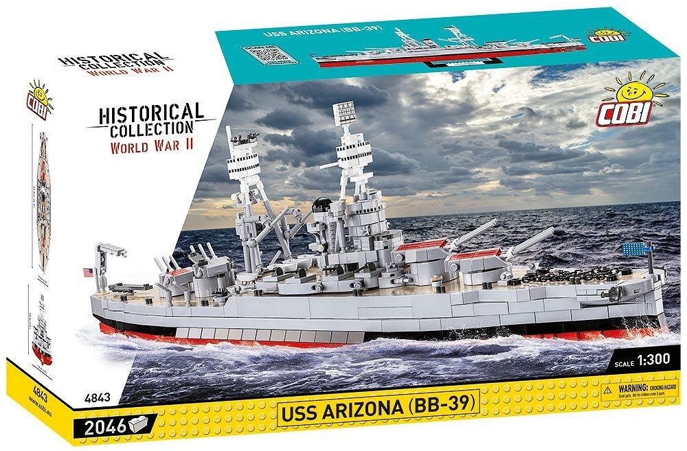 Cobi klotsid Blocks USS Arizona BB-39 2046 blocks