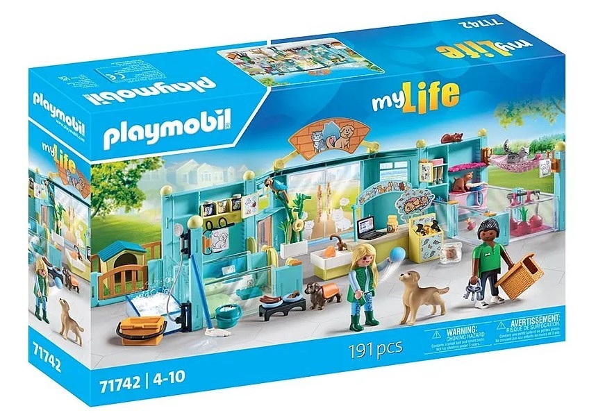 Playmobil klotsid Set z My Life 71742 Hotel dla zwierząt