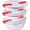 Pyrex Toidu säilitusksrp Cook & Heat 1,1 L läbipaistev 3tk