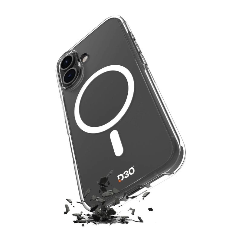 Puro Impact Clear Case MagSafe Compatible Case for iPhone 17 - Transparent iPhone 17