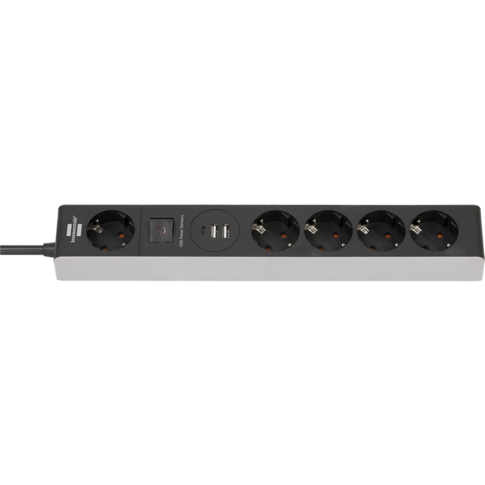 Brennenstuhl pikendusjuhe Extension Lead 5-fold 1,5m USB Power Delivery