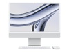Apple lauaarvuti iMac 24" 4.5K Retina, M3 8C CPU, 8C GPU/8GB/256GB SSD/hõbedane/SWE