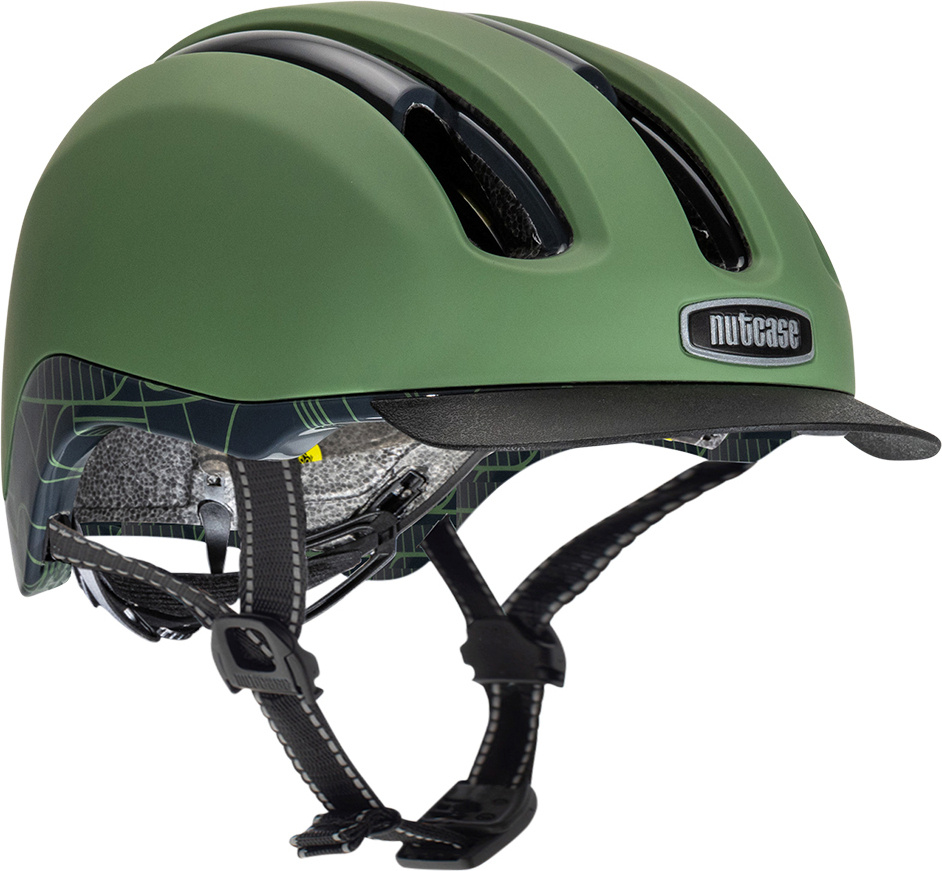 Nutcase kiiver Vio Adventure Bahous Green Mips, 55-59cm, roheline