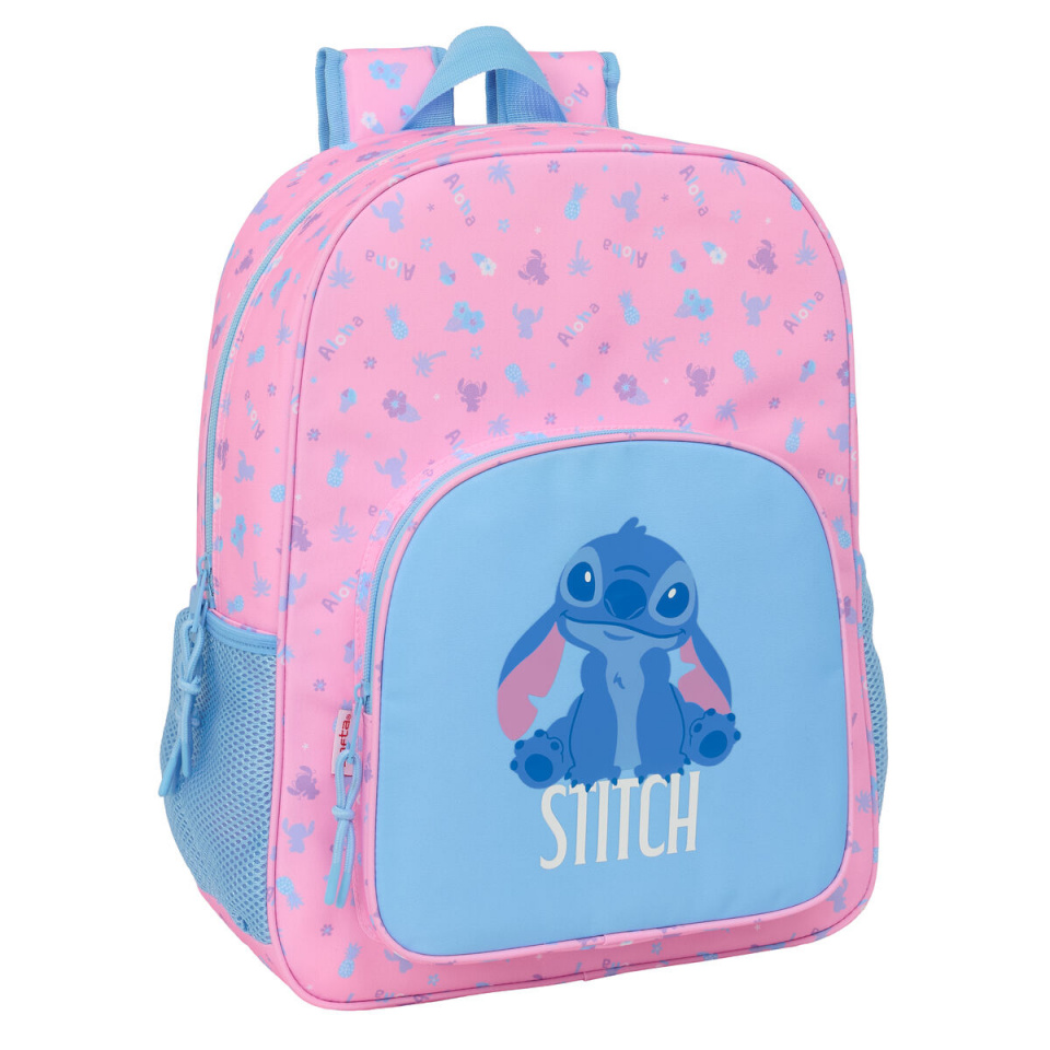 Lilo & Stitch seljakott Bright roosa 33x42x14cm