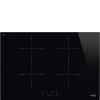 SMEG pliidiplaat SIB2741D 4 x induktsioon, 75cm, lõigatud, must