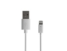 NATEC kaabel Lightning(M)->USB-A(M) Cable 2M valge MFI prat