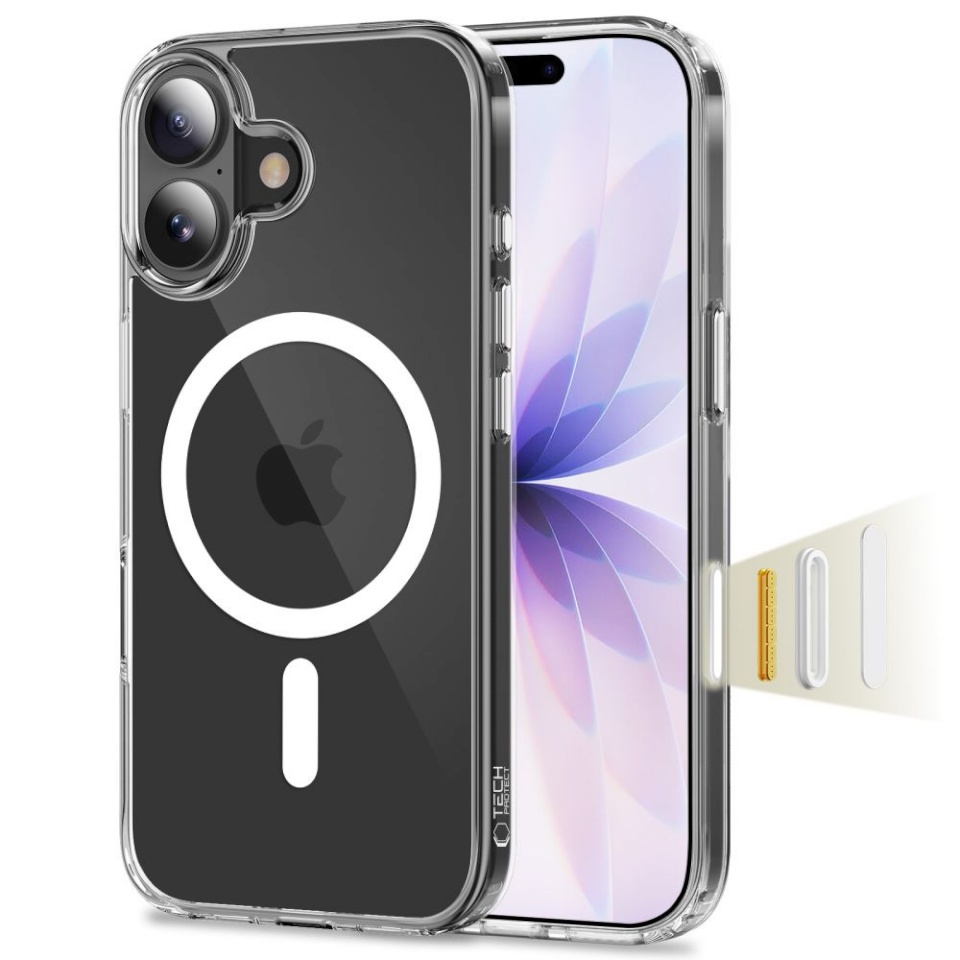 Tech-Protect FLEXAIR HYBRID CC MagSafe iPhone 17 CLEAR