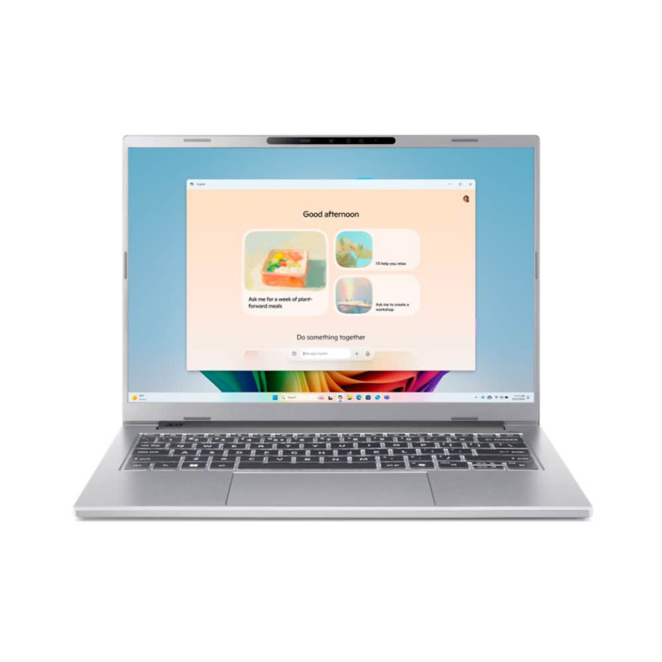 Acer sülearvuti Aspire 14 AI OLED (A14-53M-71LQ) Copilot+ PC 14,0" WUXGA, OLED, Intel i7U-258V (47 TOPS), 32GB RAM, 1TB SSD, Windows 11