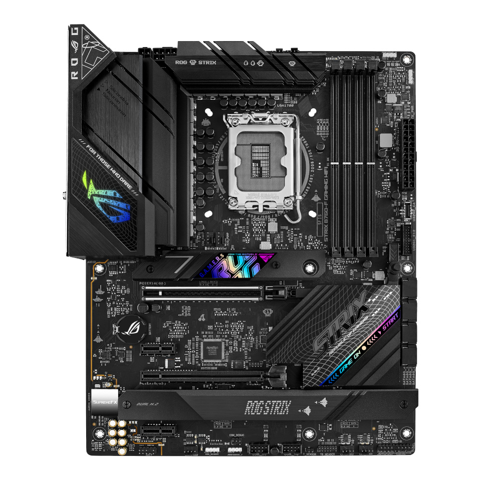ASUS emaplaat ROG STRIX B760-F GAMING WIFI Intel LGA1700 DDR5 ATX, 90MB1CT0-M0EAY0