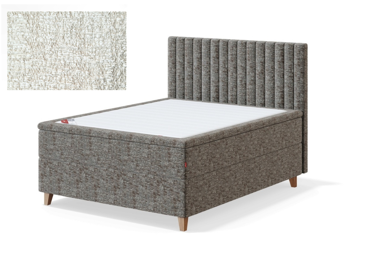 Sleepwell kontinentaalvoodi BLACK CONTINENTAL (4 jalaga), 180x200x55cm, AVOLA beež, jäik