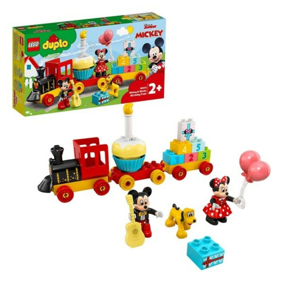 Lego klotsid Playset Duplo Mickey and Minnie Birthday Train 10941 Mitmevärviline