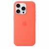 Apple kaitsekest iPhone 16 Pro Silicone Case with MagSafe - Tangerine