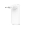 Fixed Slim 2xUSB-C Travel Charger, GaN, PD support