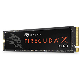 Seagate kõvaketas FireCuda X1070 1 TB (must, PCIe 4.0 x4, NVMe 1.4, M.2 2280)