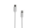 NATEC kaabel Lightning(M)->USB-C(M) Cable 1M valge MFI prat
